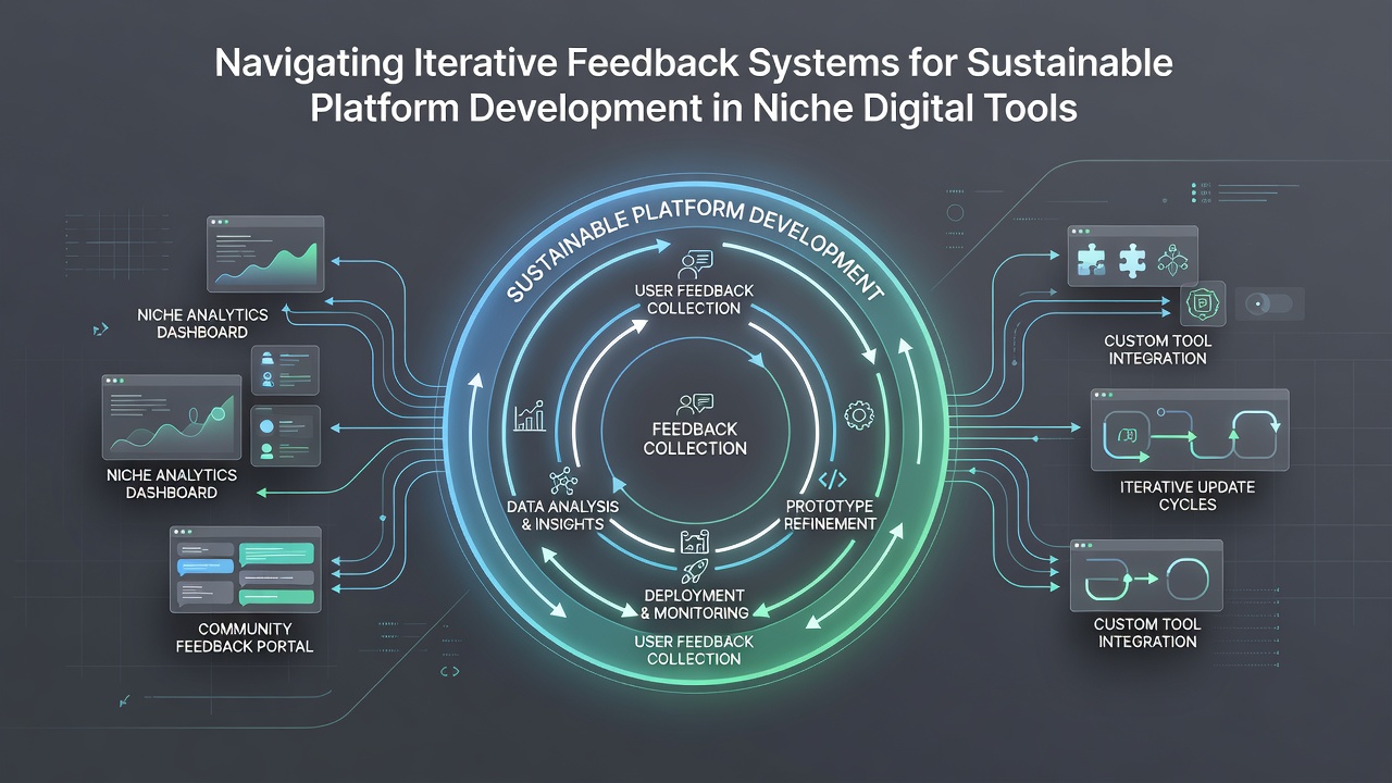 Navigating Iterative Feedback Systems for Sustainable Platform Development in Niche Digital Tools